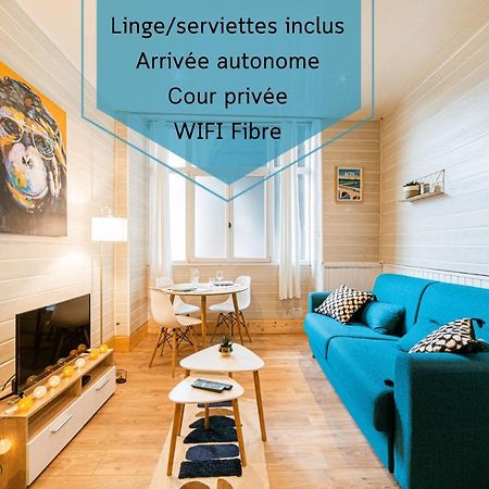 Centre Historique - Cour Privee - Arrivee Autonome Apartment อาฌ็อง ภายนอก รูปภาพ