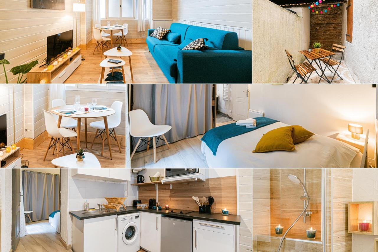 Centre Historique - Cour Privee - Arrivee Autonome Apartment อาฌ็อง ภายนอก รูปภาพ