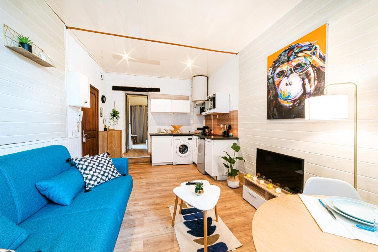 Centre Historique - Cour Privee - Arrivee Autonome Apartment อาฌ็อง ภายนอก รูปภาพ