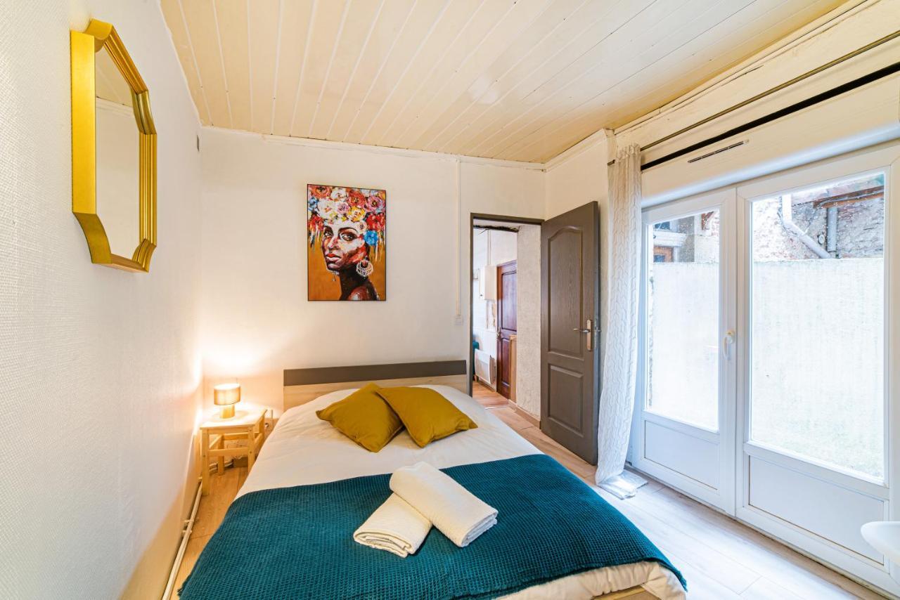 Centre Historique - Cour Privee - Arrivee Autonome Apartment อาฌ็อง ภายนอก รูปภาพ