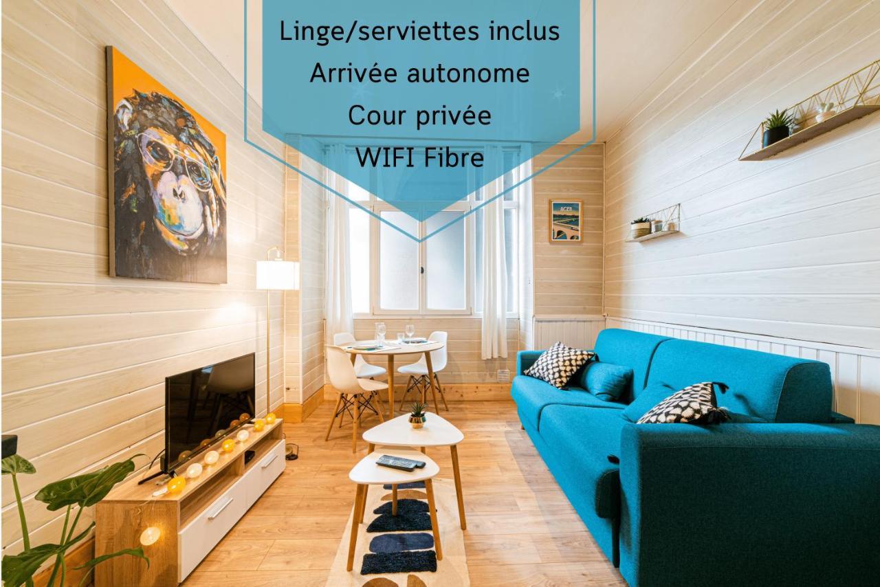 Centre Historique - Cour Privee - Arrivee Autonome Apartment อาฌ็อง ภายนอก รูปภาพ